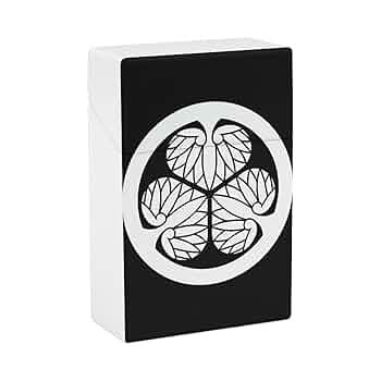 『徳川家紋』 三つ葉葵三双図 煙草入れ　金具 Amazon | シガレットケース タバコケース 家紋 徳川・三つ葉葵